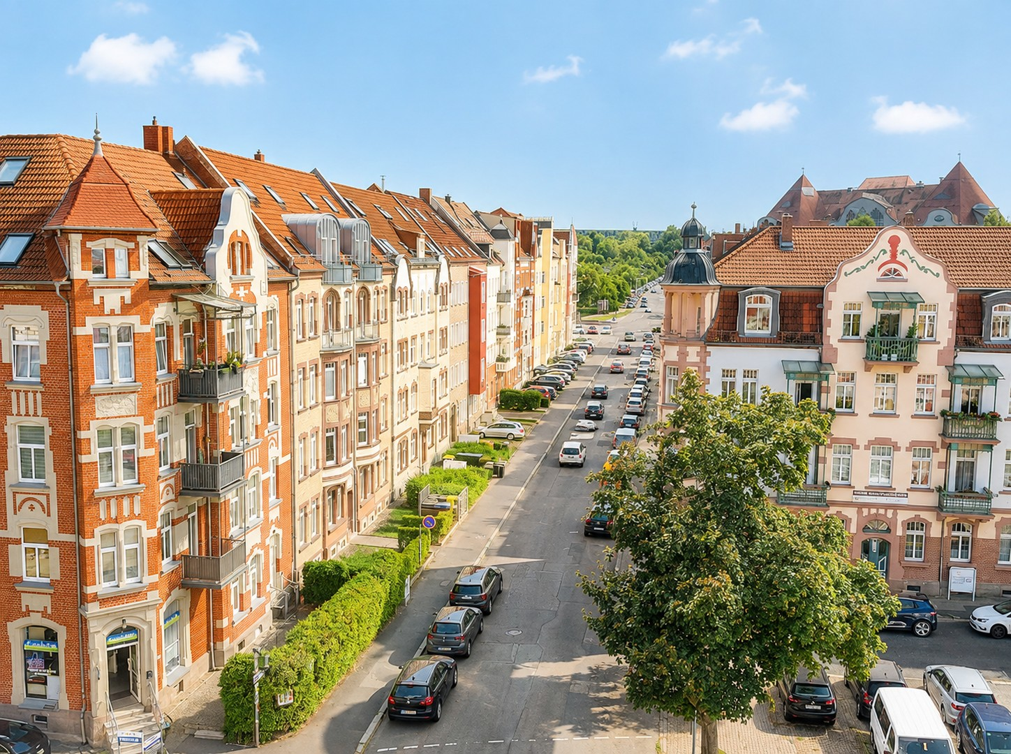 Blick aus dem Fenster