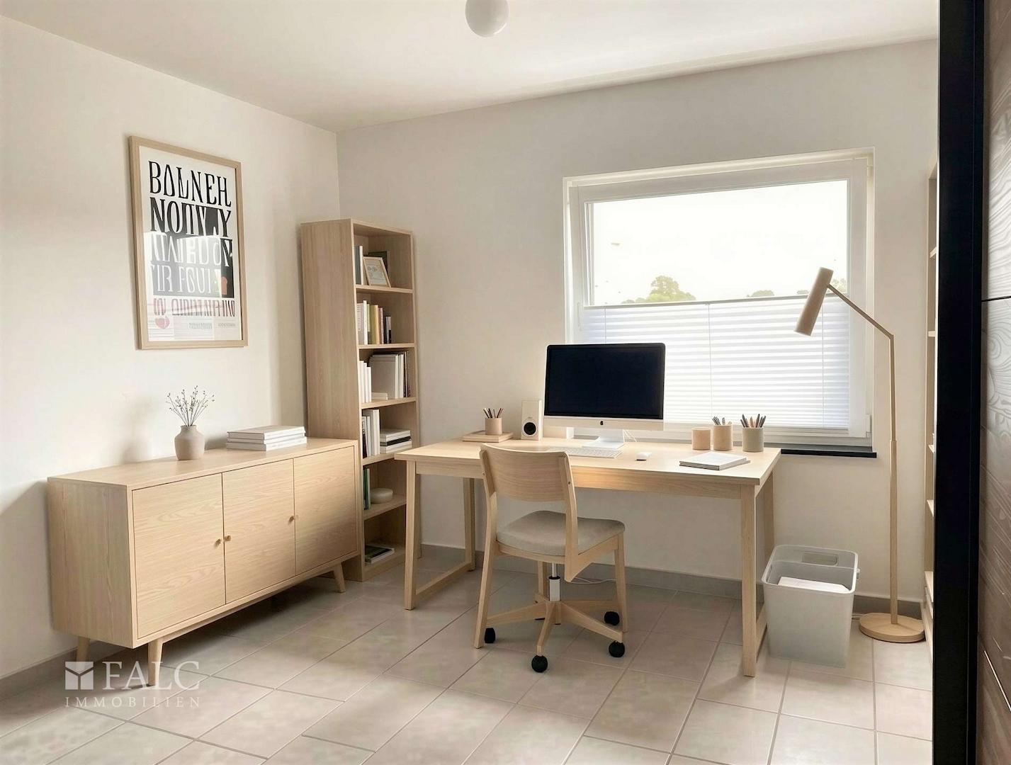 Visualisierung Arbeitszimmer 