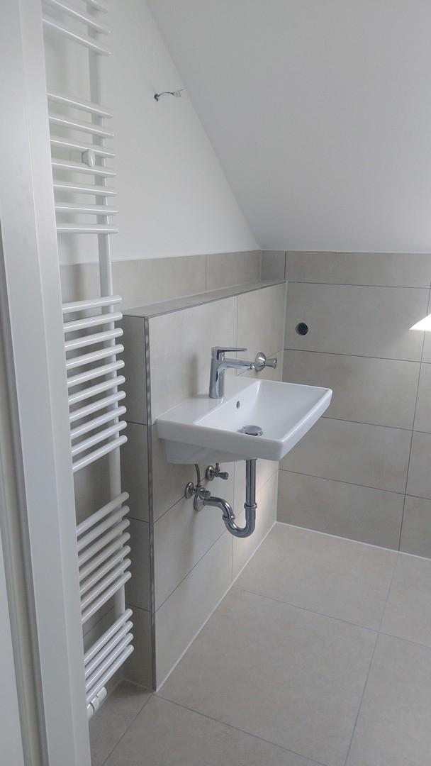 Waschbecken noch ohne USchrank