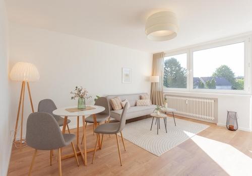 Essbereich im Wohnzimmer