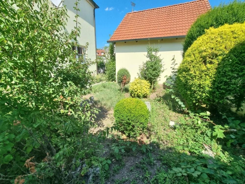 Garten hinter dem Anwesen