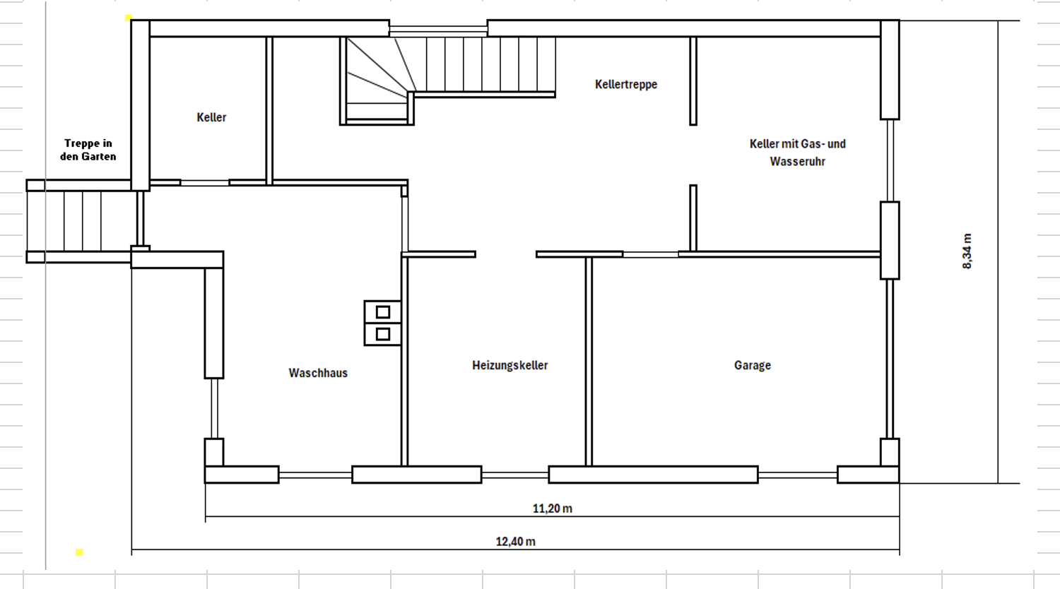 Grundriss Kellergeschoss