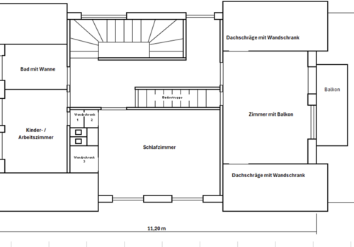 Grundriß Dachgeschoss