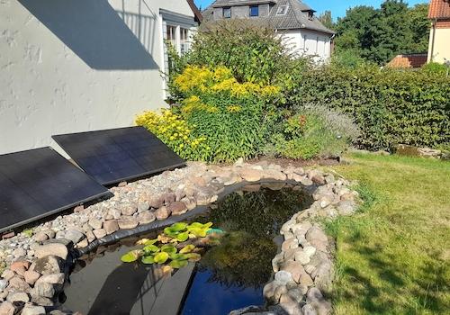 Teich, Balkonkraftwerk