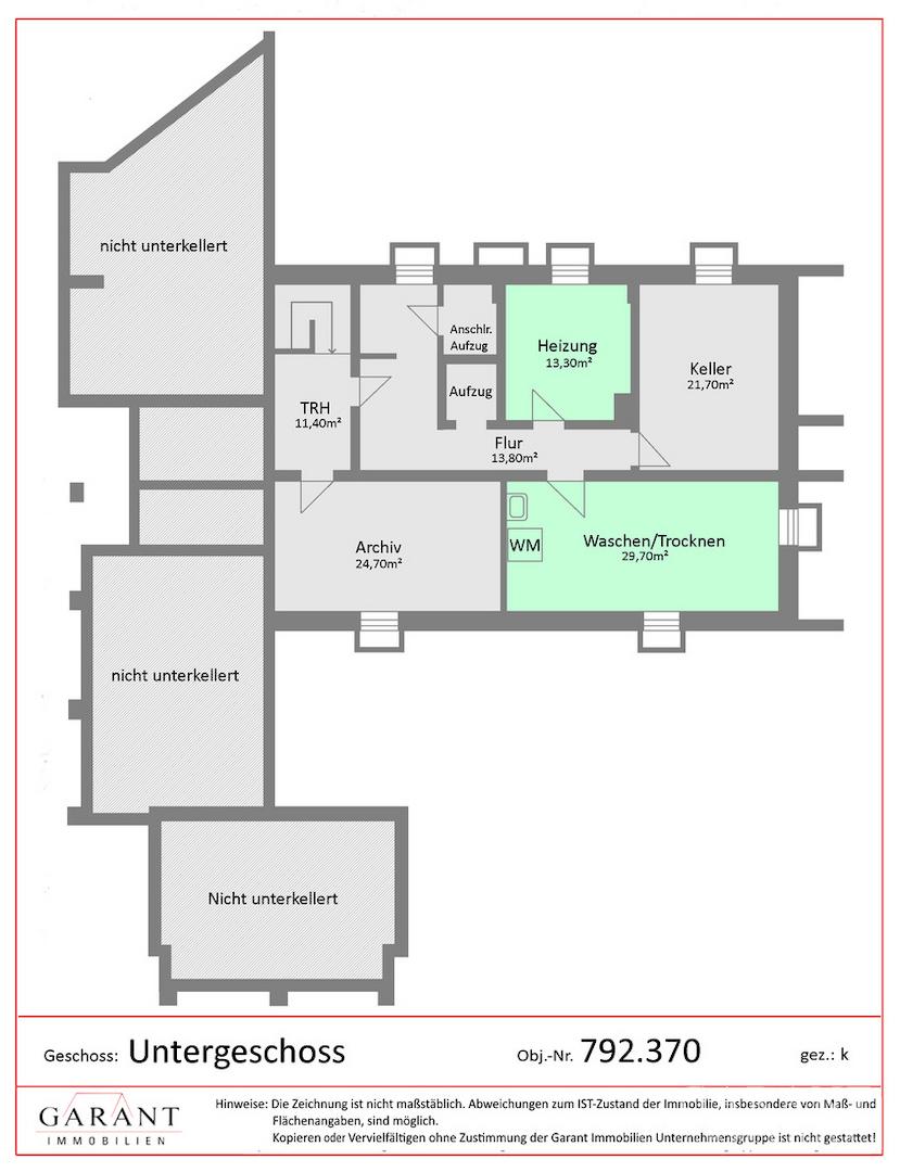 Grundriss/UG