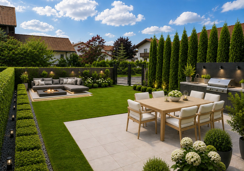 Garten S/W Ausrichtung
