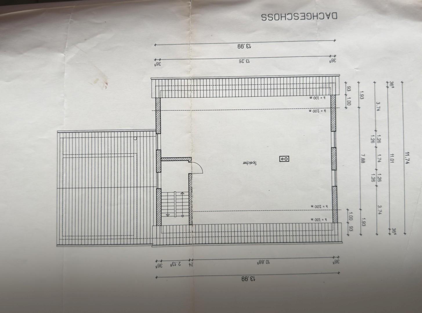 Grundriss Garage