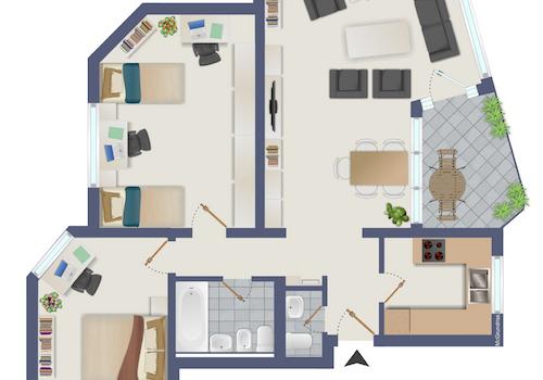 Wohnungsgrundriss
