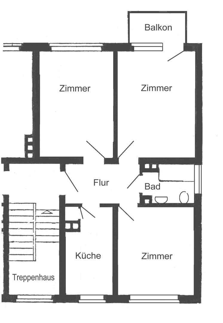 Grundriss Wohnung