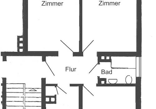 Grundriss Wohnung