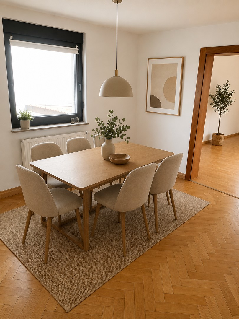 Esszimmer Beispiel KI