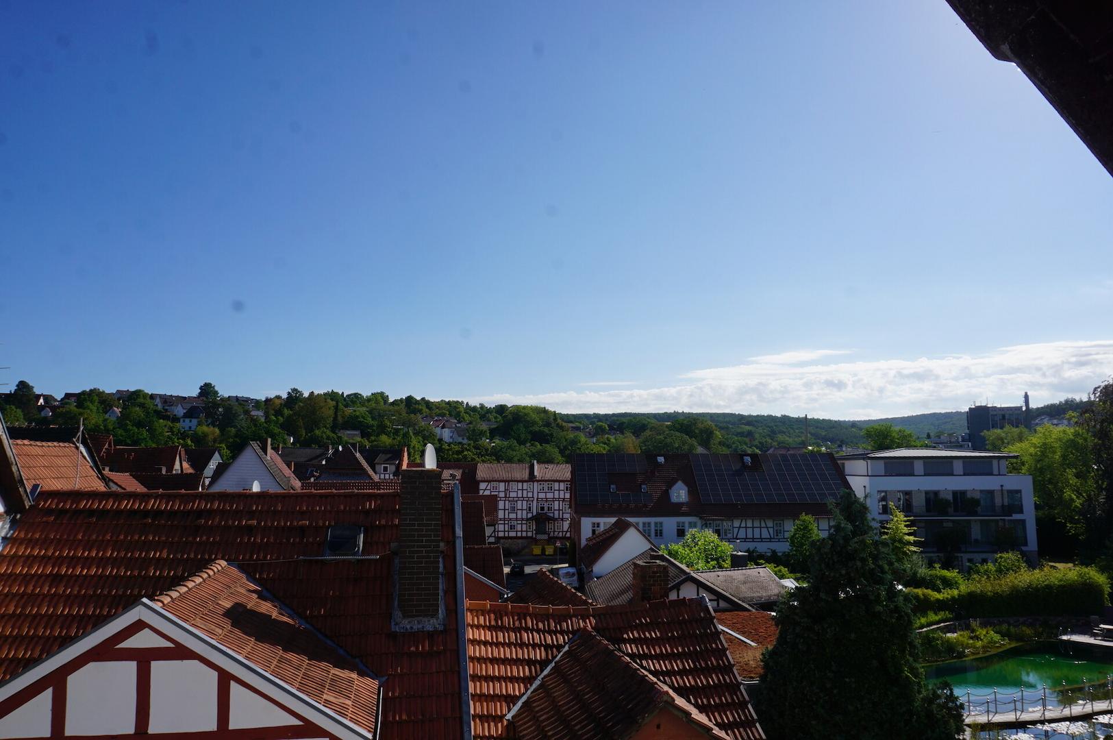 Ausblick vom Wohnbereich