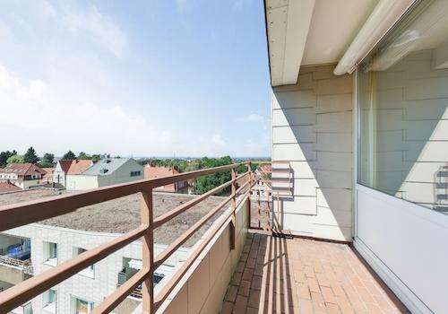 Blick vom Balkon