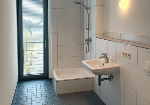 Gästebad mit Dusche