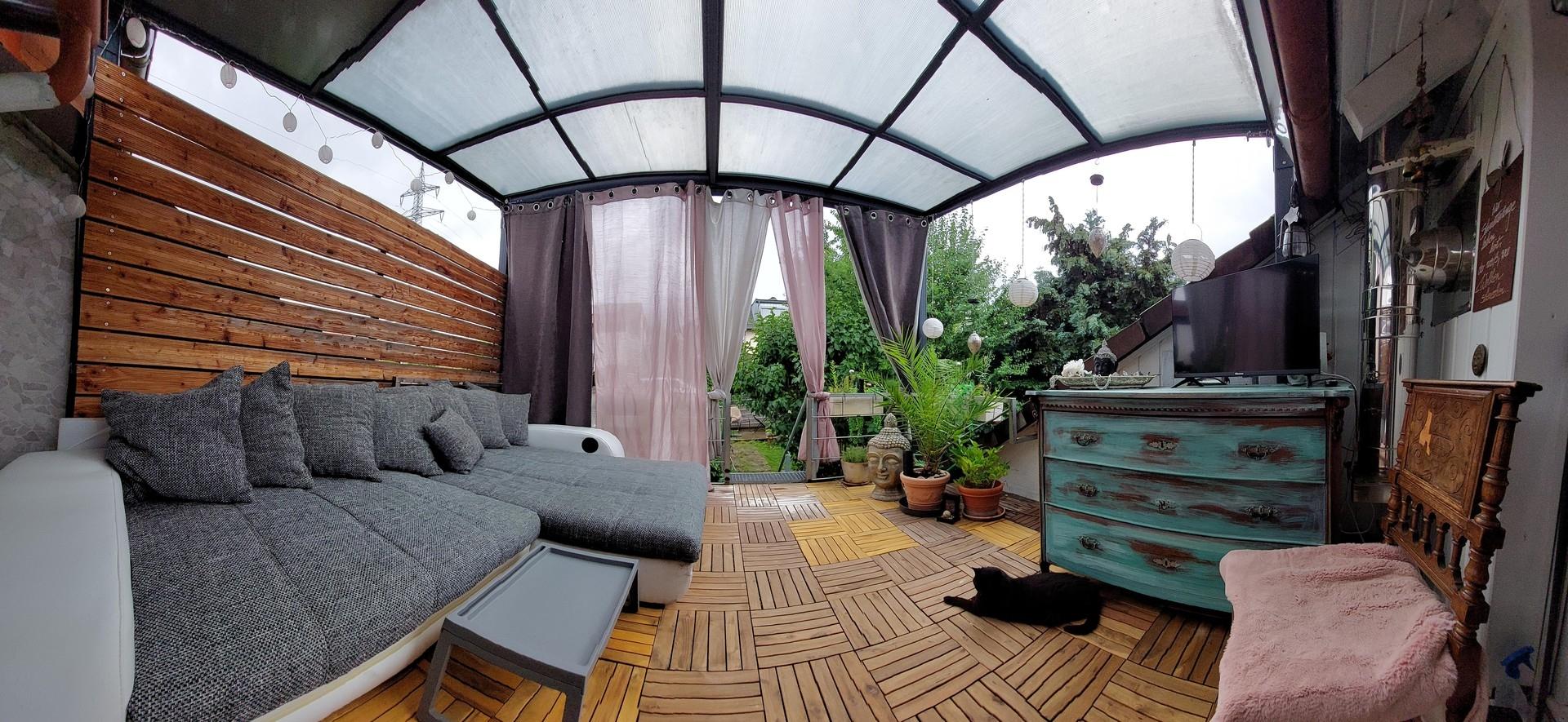 Wohnterrasse überdacht