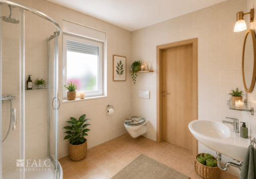 Gäste-WC mit Dusche virtualisiert