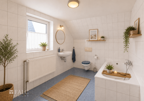 Badezimmer DG virtualisiert