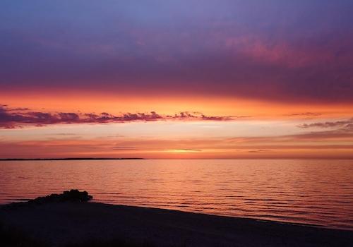 Bottsand Sonnenuntergang