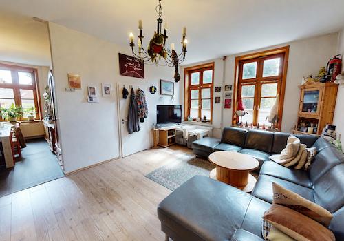 Wohnung Erdgeschoss rechts - Wohnbereich