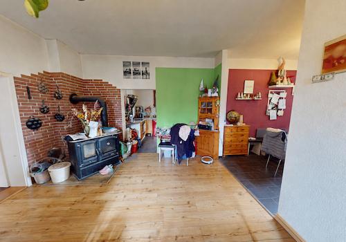 Wohnung Erdgeschoss rechts - Wohnbereich Blick II