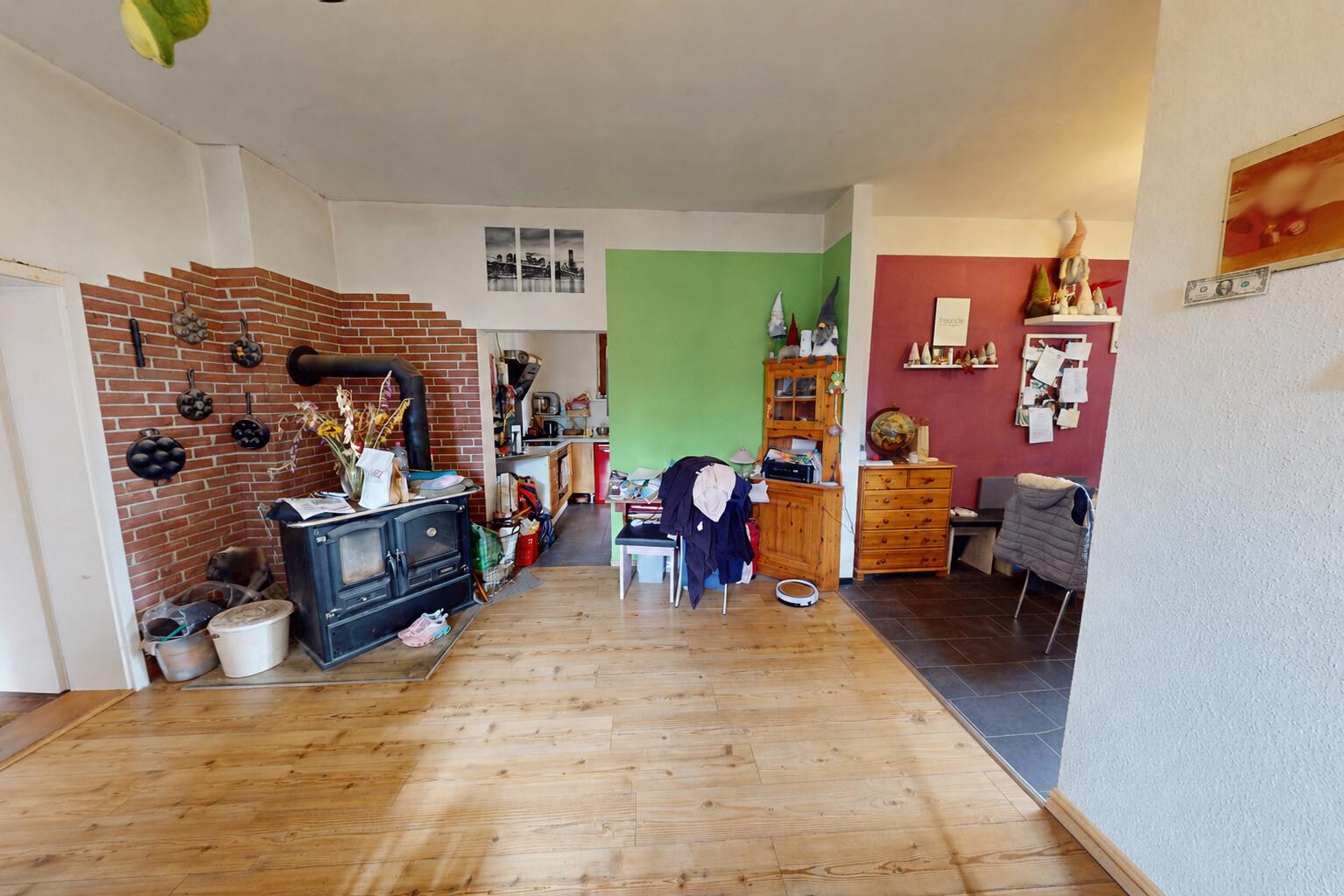 Wohnung Erdgeschoss rechts - Wohnbereich Blick II