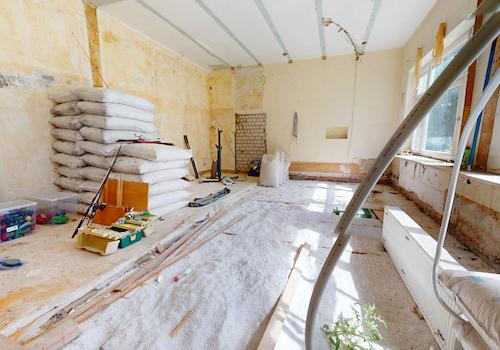 Erdgeschoss links - Ausbau (Rohzustand)