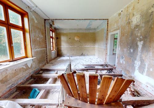 Erdgeschoss links - Ausbau (Rohzustand)