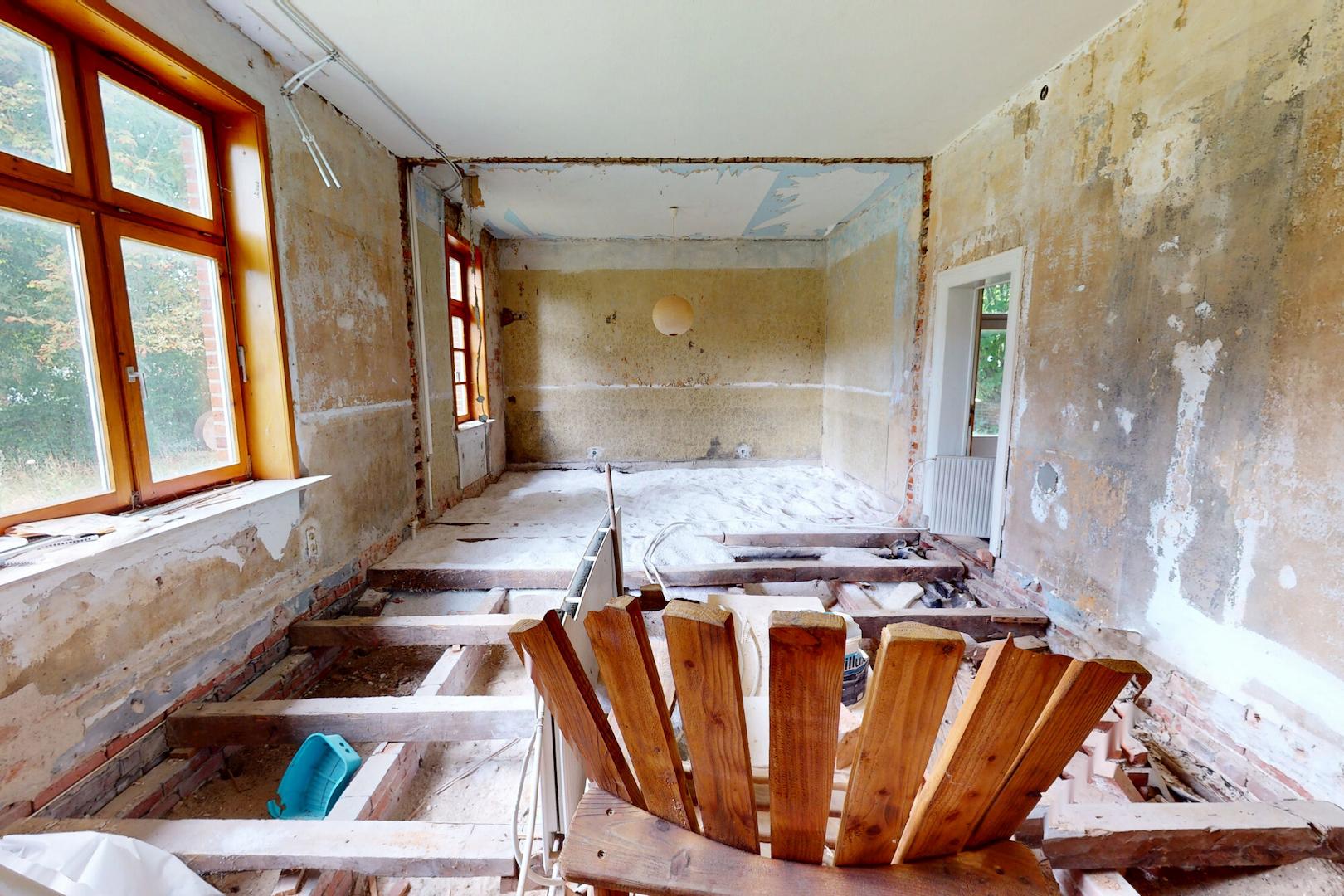 Erdgeschoss links - Ausbau (Rohzustand)
