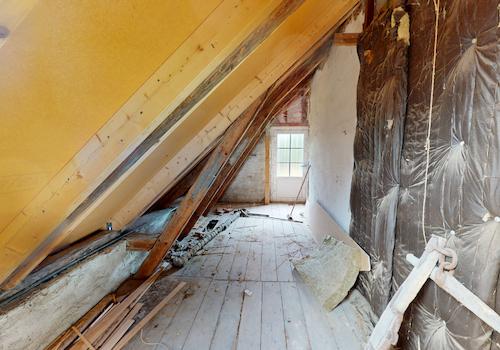 Obergeschoss links - Ausbau (Rohzustand)