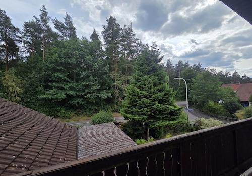 Aussicht vom Balkon 