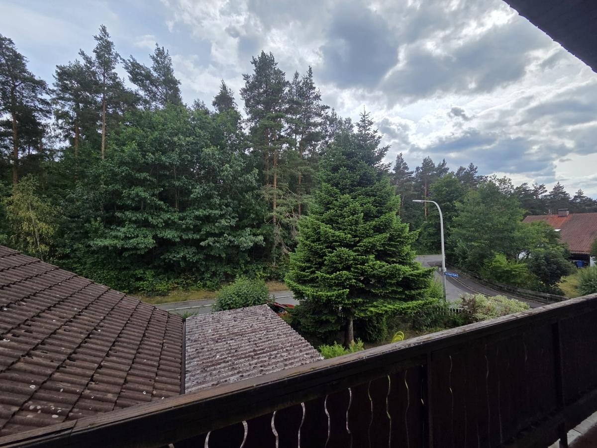 Aussicht vom Balkon 