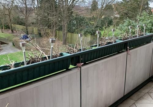 Blick vom Balkon