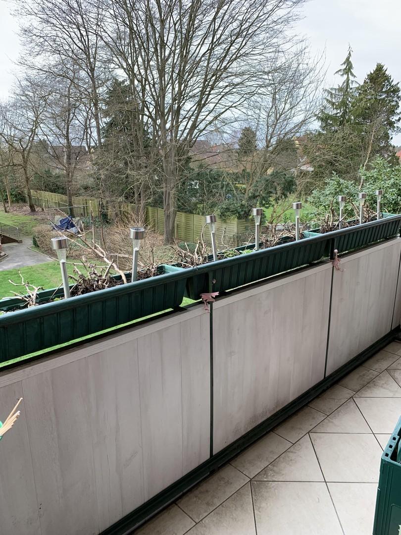 Blick vom Balkon