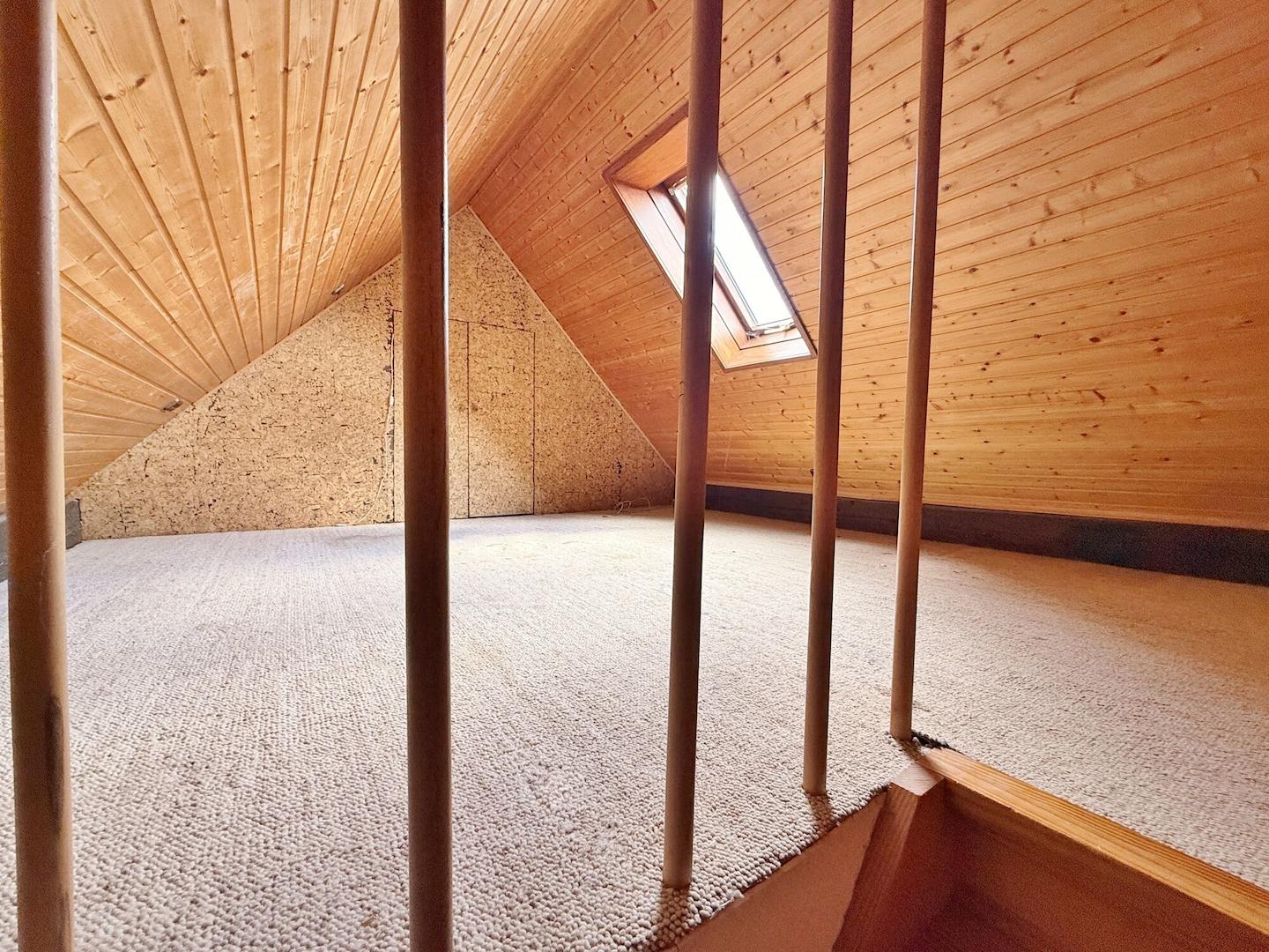 ausgebauter Dachbodenraum