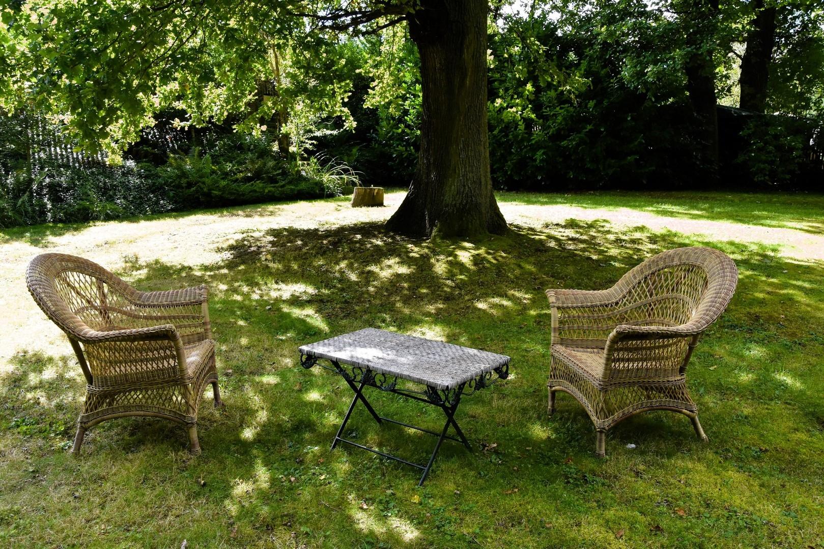 Schattiger Platz im Garten 