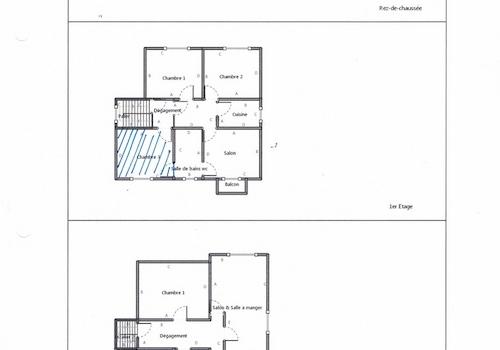 Grundrisse der 3 Etagen