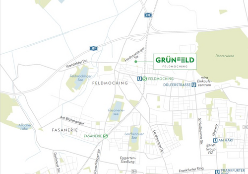 Lageplan Feldmoching