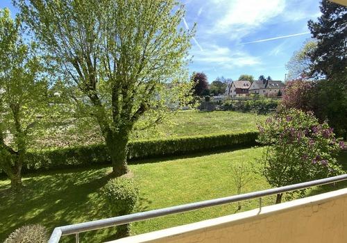 Ausblick vom Balkon