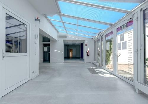 Büro Glasempfang