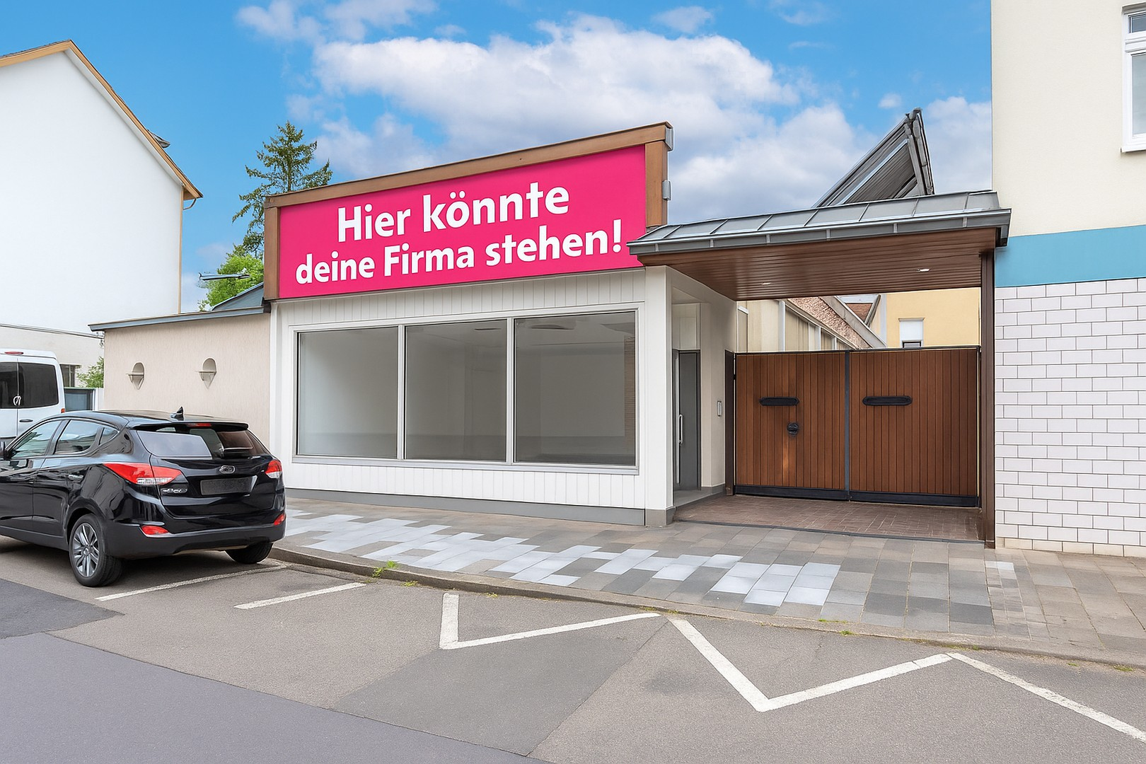Showroom von der Straße!