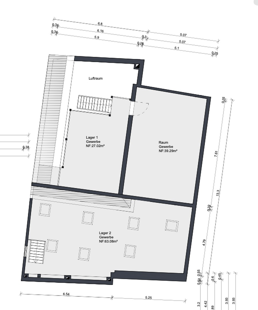 Grundriss 1.OG / Lager