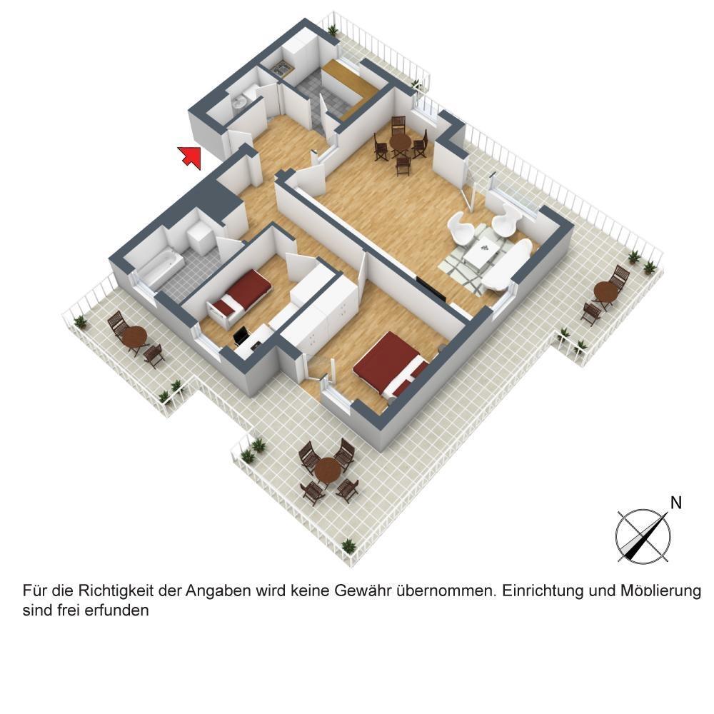 Walldorf Grundriss 3 D