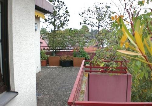Teil der Dachterrasse (Süden)