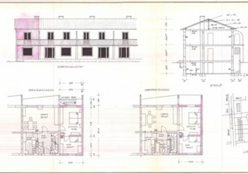 Grundrisse und Ansichten von 1966 - REH FFB Ausjagbogen 12_0001