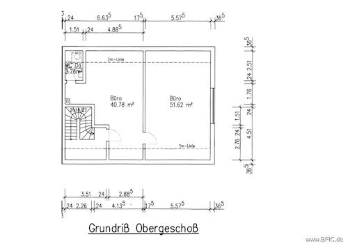 Grundriss Obergeschoss