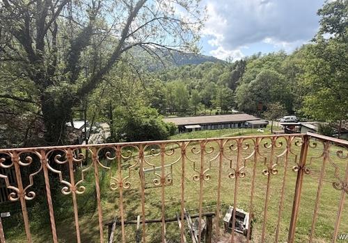 Ausblick vom Balkon