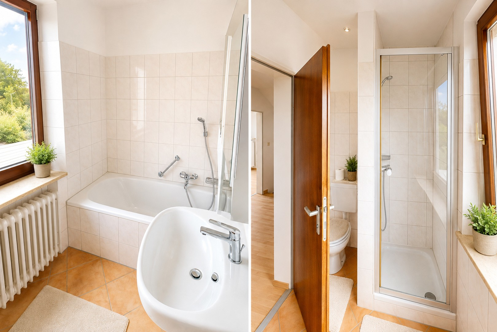 Badezimmer visualisiert