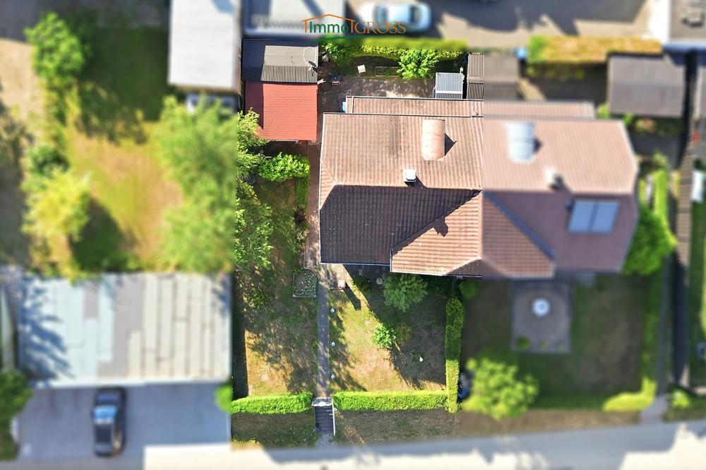 Das Haus von oben