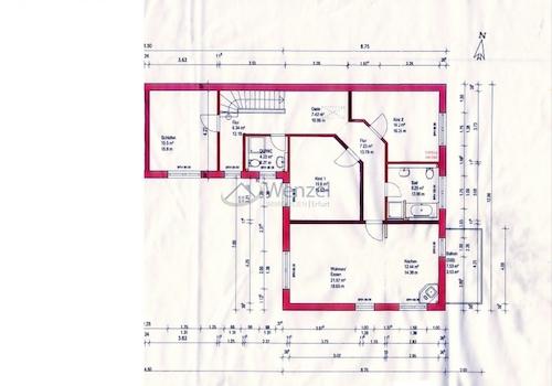 Grundriss Wohnetage WE 04
