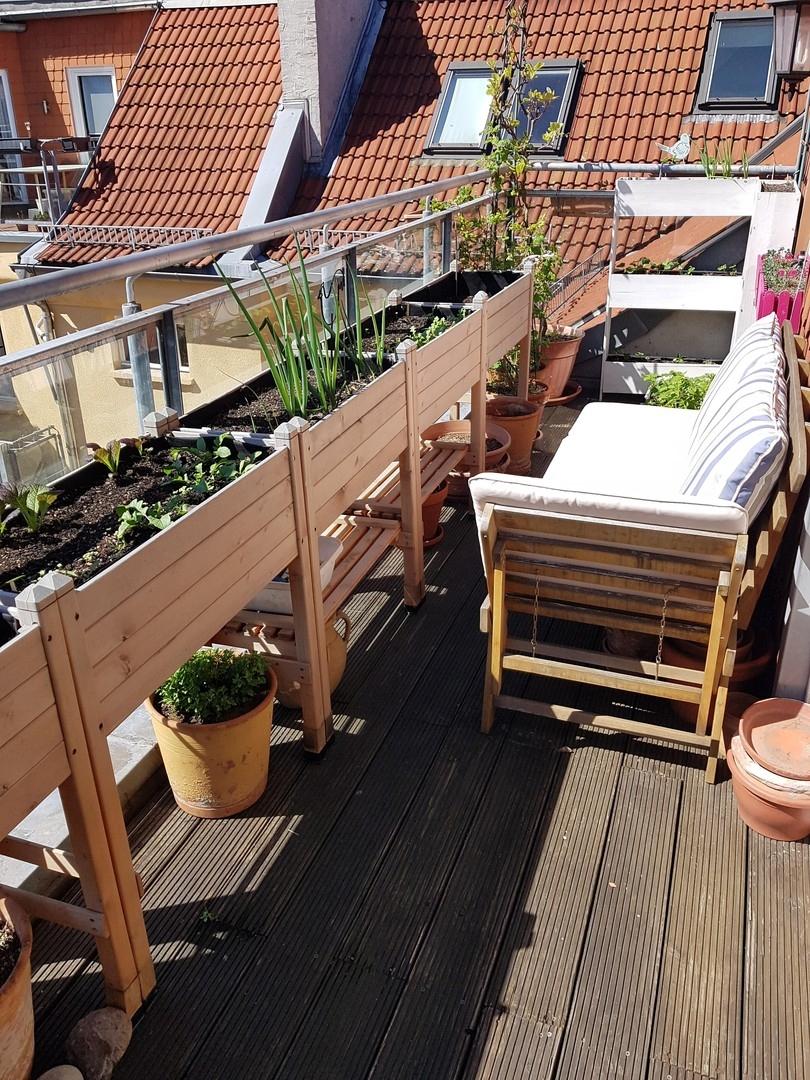 Balkon-Sonnensitz